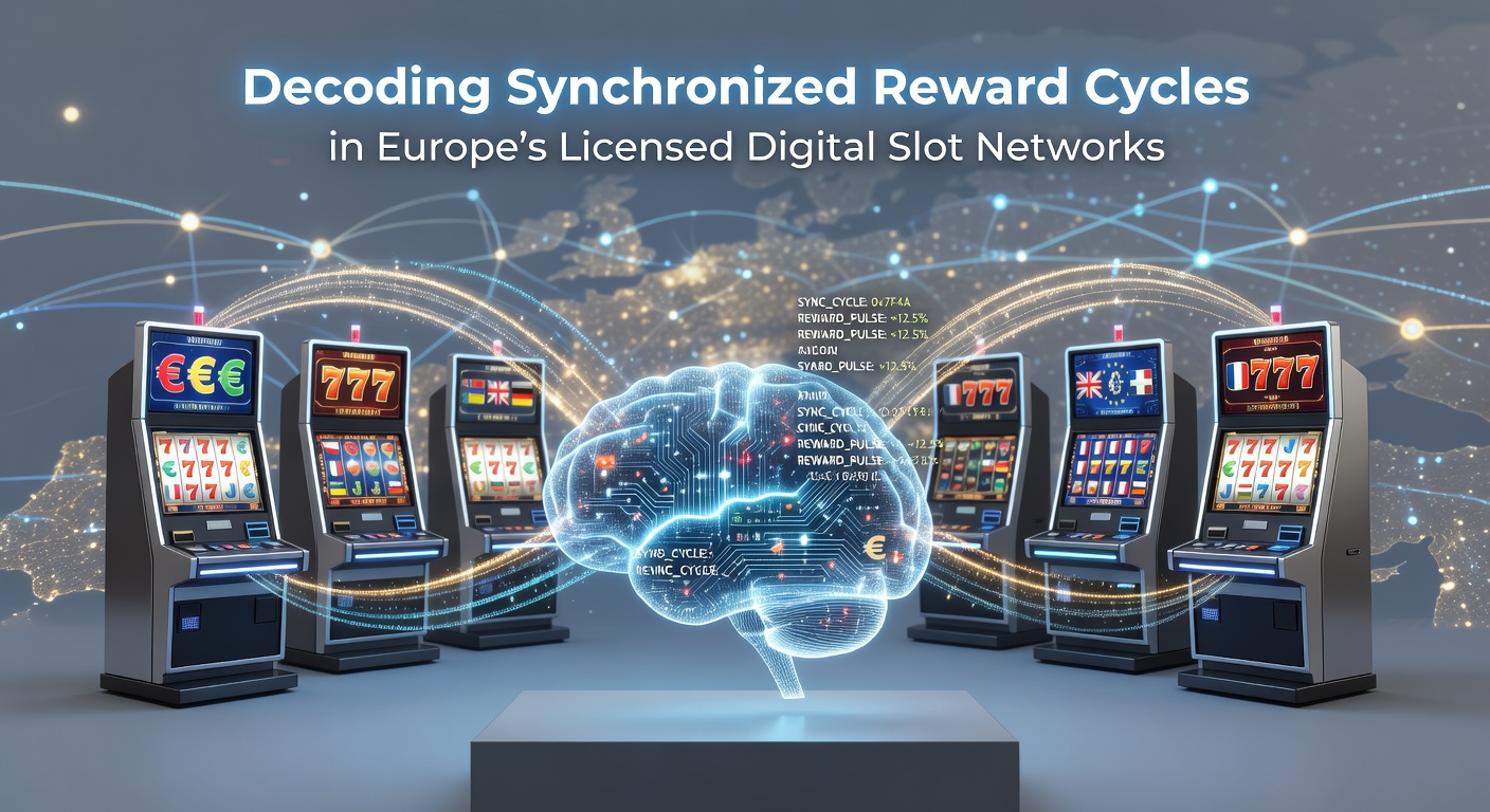 Visualisierung synchronisierter Belohnungszyklen in europäischen Slot-Netzwerken mit Zeitachsen und Datenflüssen