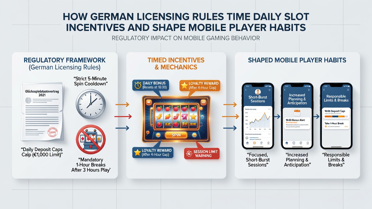 Diagramm zur Verteilung mobiler Slot-Aktivitäten unter deutschen Lizenzregeln
