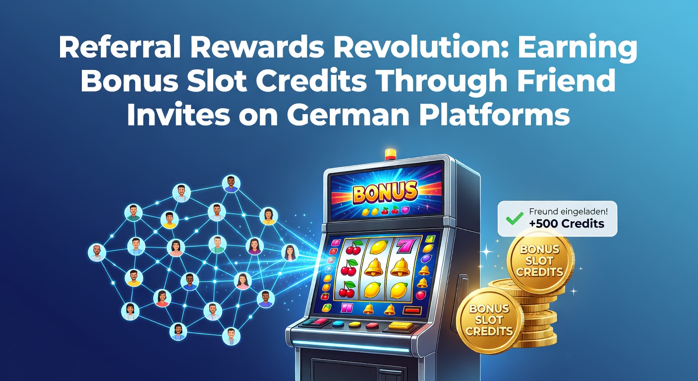 Freunde teilen sich Slots-Boni auf einer deutschen Plattform, mit Einladungslinks und Bonus-Credits im Vordergrund